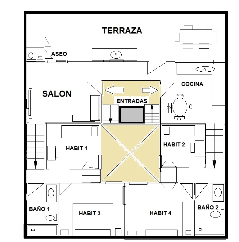 ATICO DUPLEX EN PLAYA JARDIN